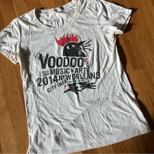 Voodoo art + music T-shirt sz L